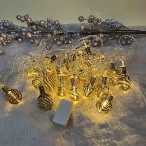 Kalėdinė girlianda LED ,,Spyruoklės”