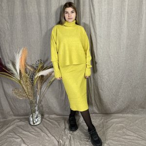 Megzta suknelė+megztinis