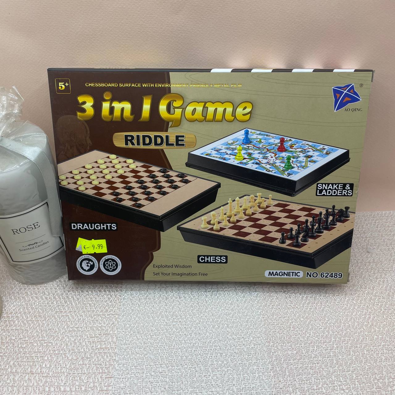 Stalo žaidimas 3in1