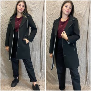 Paltas Basier juoda