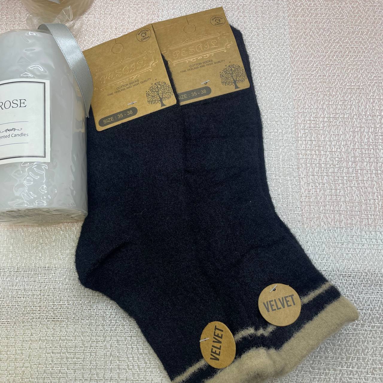 Minkštos šiltos „Velvet“ kojinės