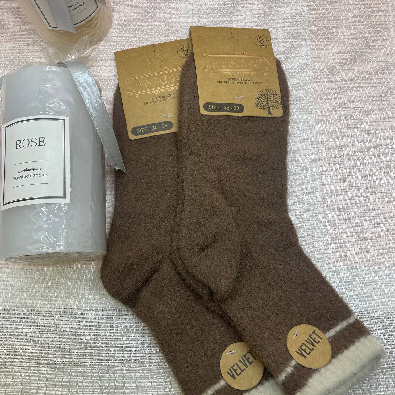 Minkštos šiltos „Velvet“ kojinės