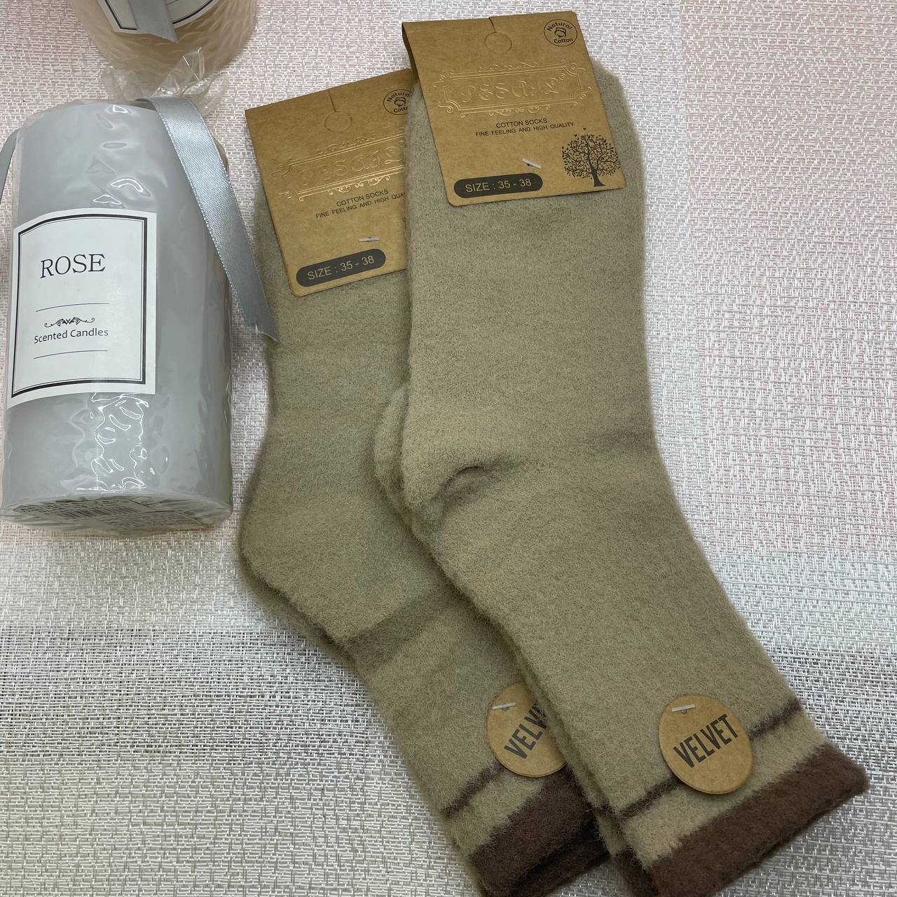 Minkštos šiltos „Velvet“ kojinės