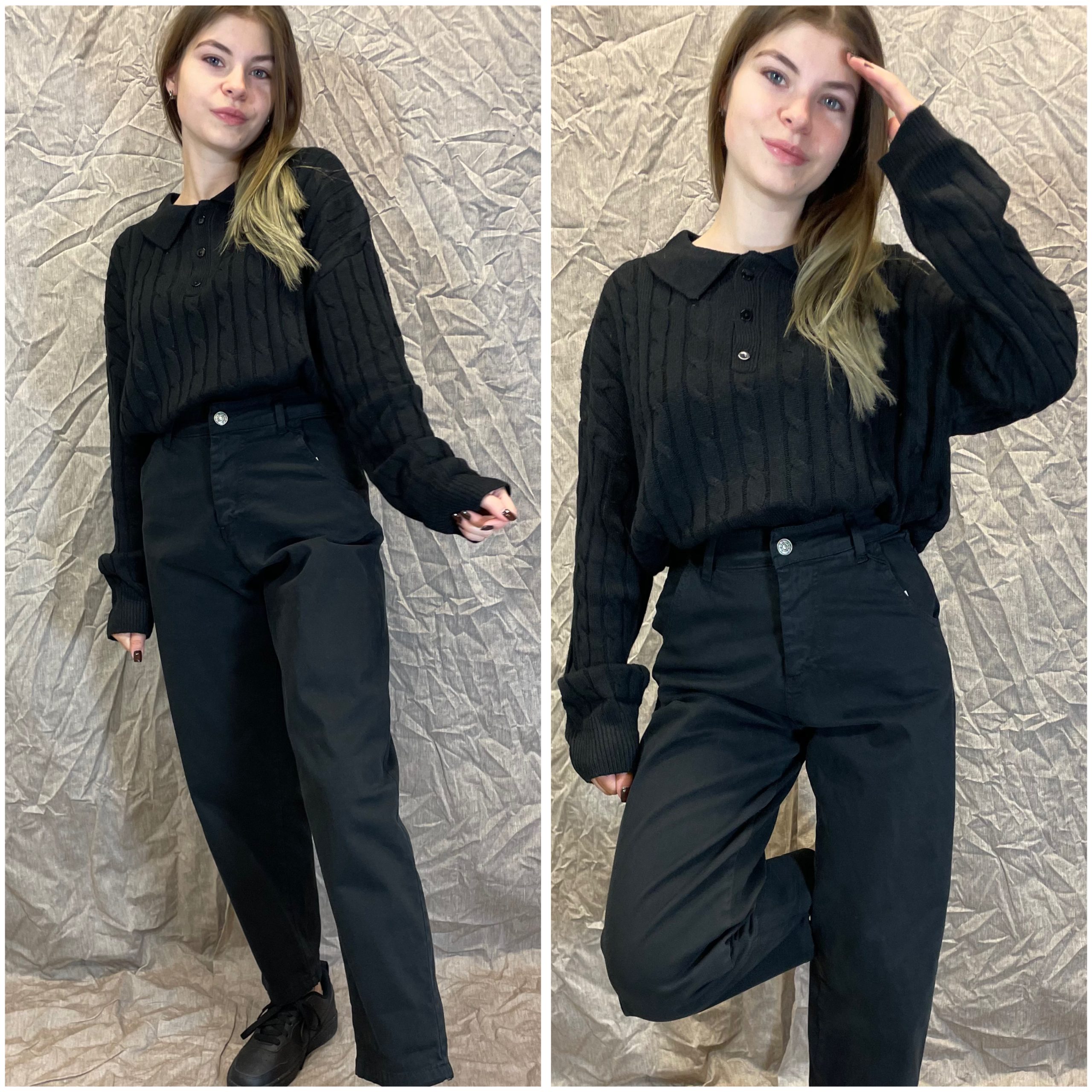 Megztinis Gaby juoda
