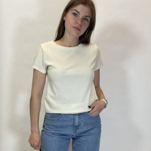 Basic moteriški marškinėliai „Soft Touch“