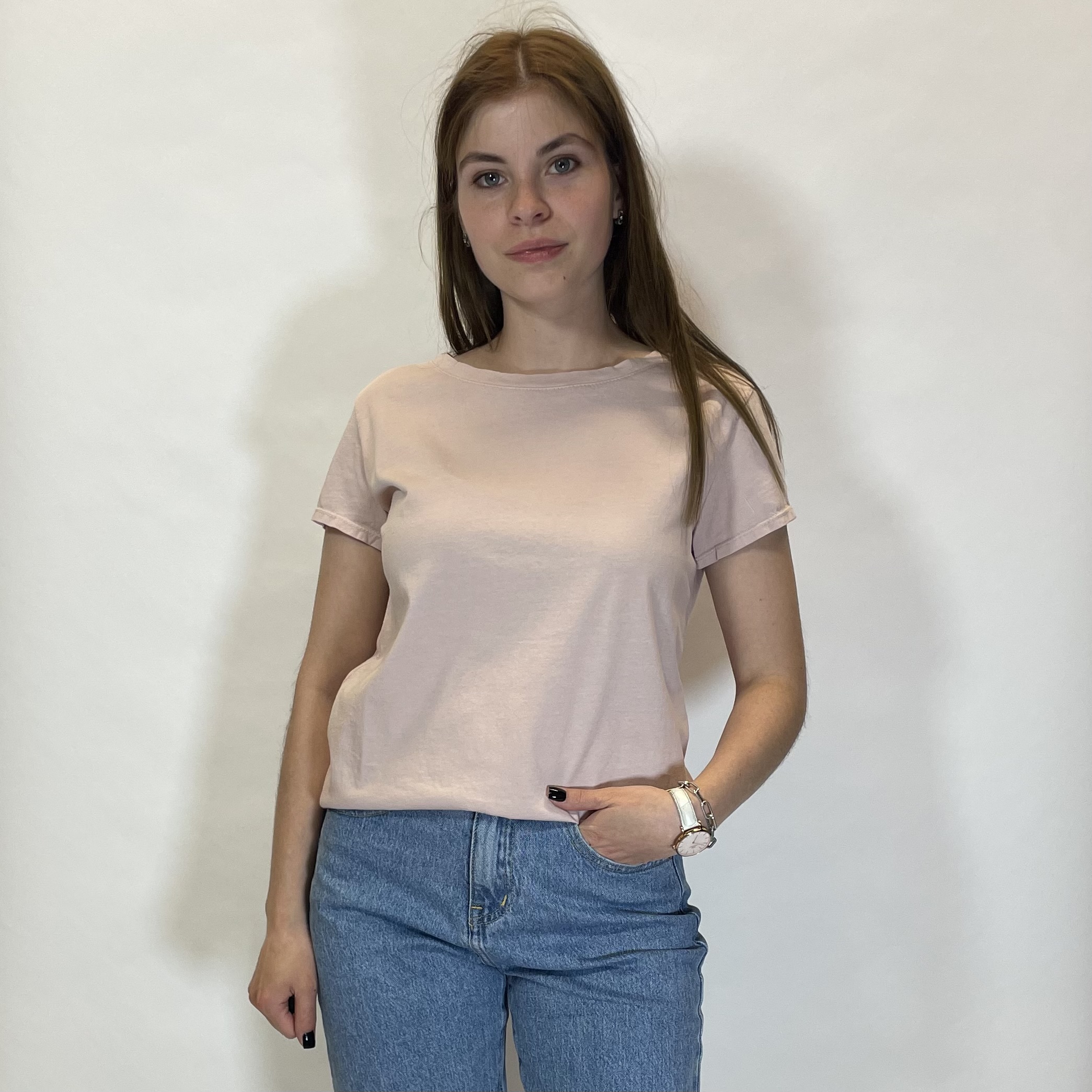 Basic moteriški marškinėliai „Soft Touch“