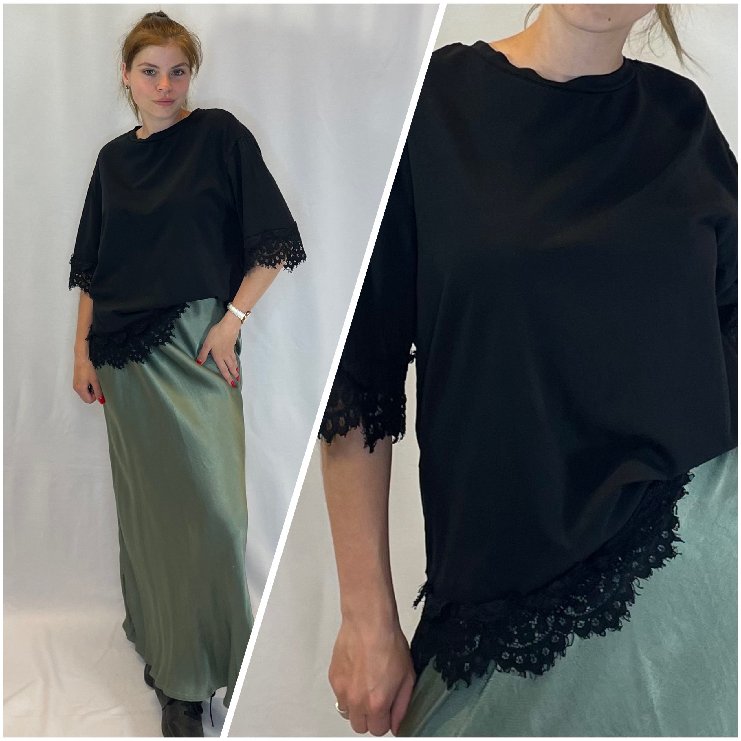 Marškinėliai „Romantic lace”