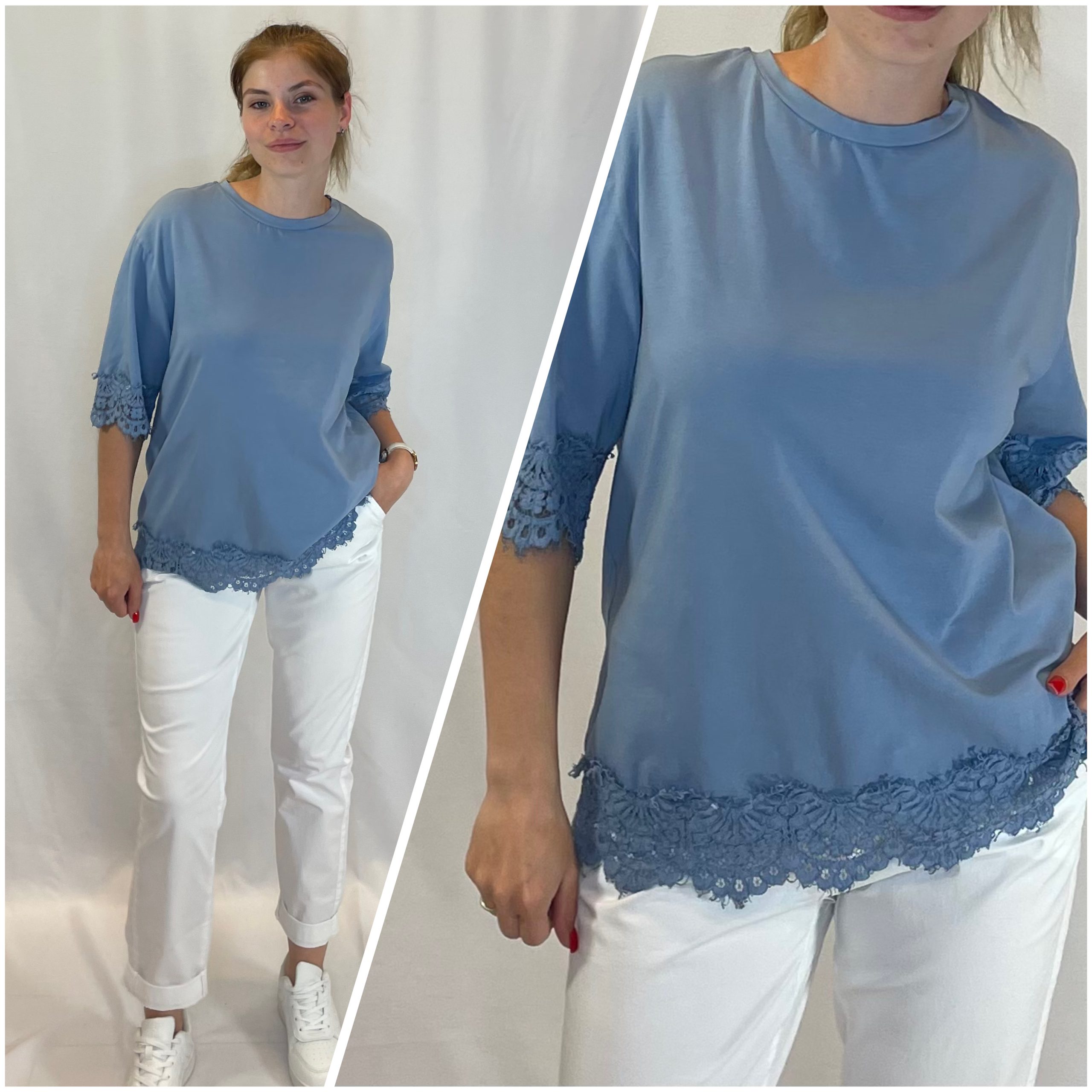 Marškinėliai „Romantic lace”