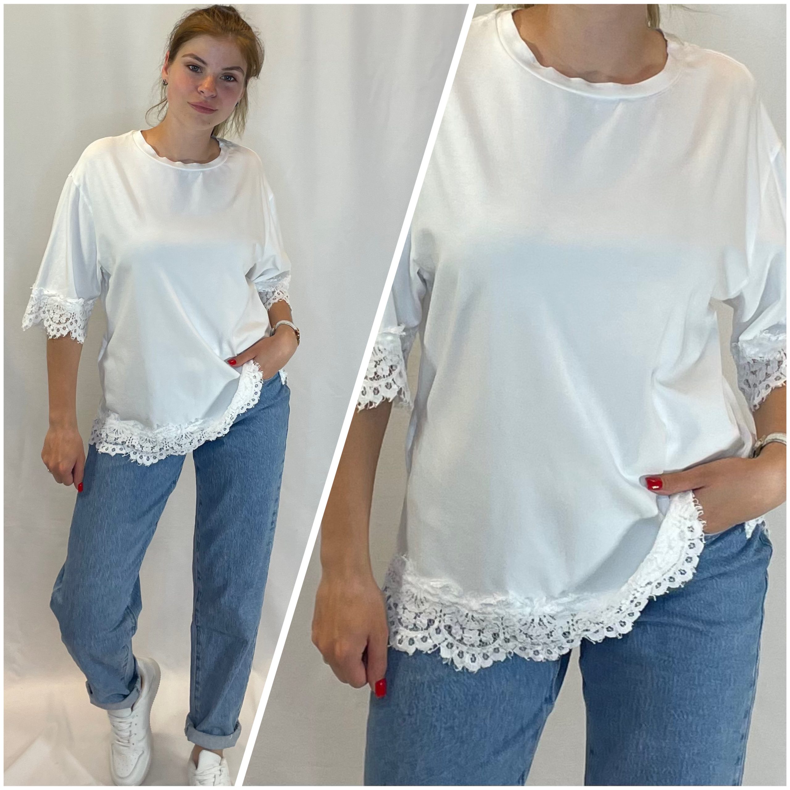 Marškinėliai „Romantic lace”