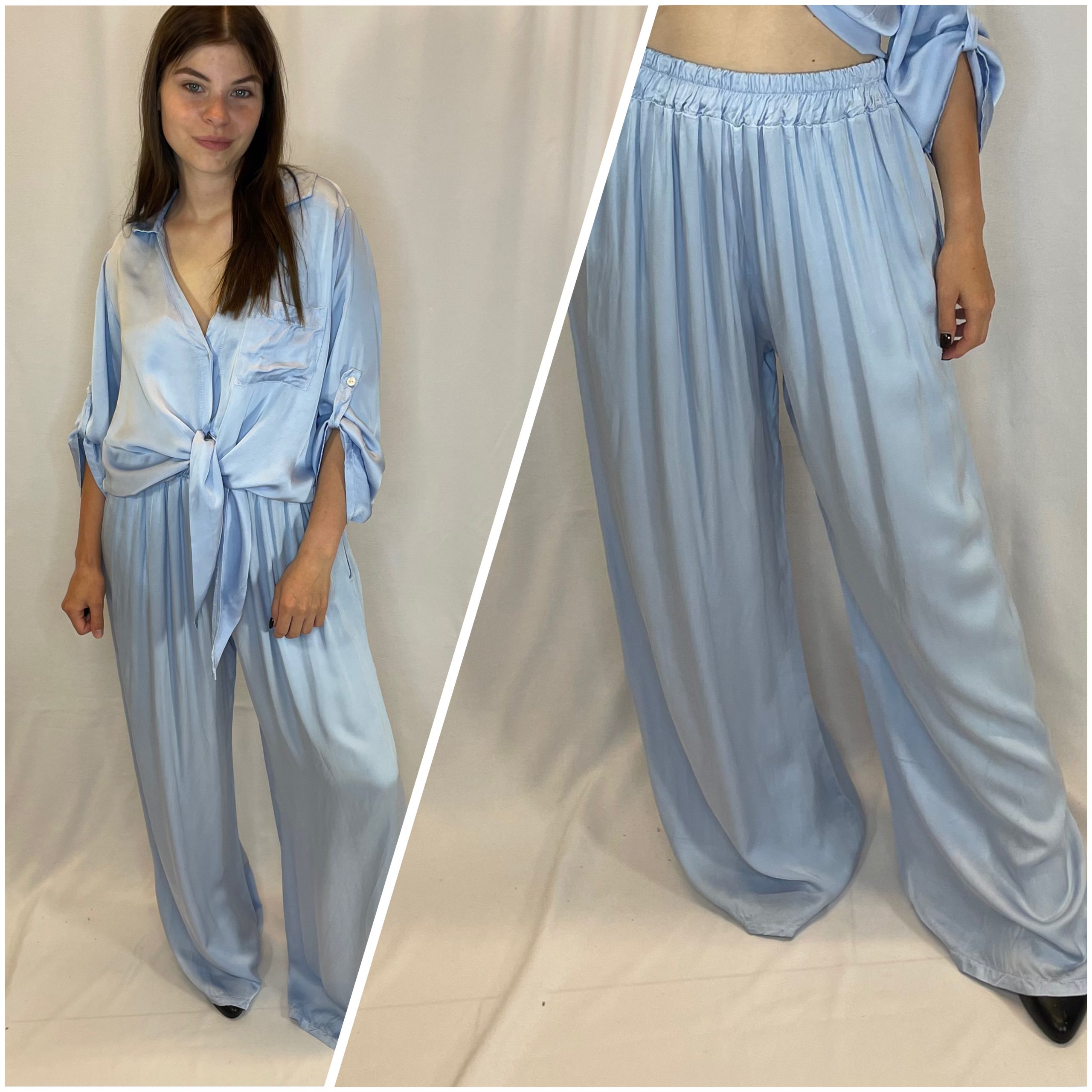 „Satin Night“ plačios kelnės