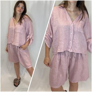 Lininiai marškiniai „Essie”