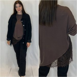 Palaidinė „Bianca“ su nėriniais